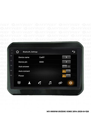 SUZUKİ İGNİS ANDROİD 12 MULTİMEDYA CARPLAY 4GB RAM+64GB HDD NAVİGASYON EKRAN