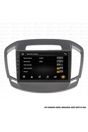 OPEL İNSİGNİA ANDROİD 12 MULTİMEDYA CARPLAY 4GB RAM+64GB HDD 2013-2017 NAVİGASYON EKRAN