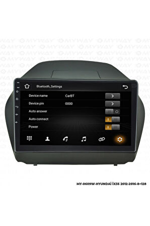 Hyundai Ix35 Android Carplay Multimedya Navigasyon Ekran Teyp 4gb+64gb