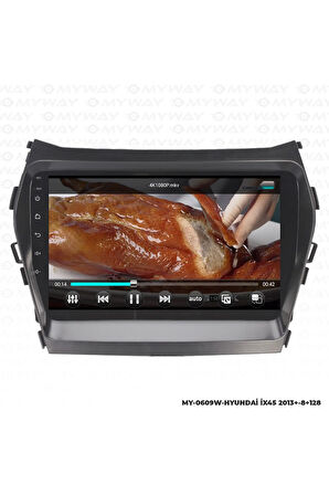 HYUNDAİ İX45 Uyumlu ANDROİD 12 MULTİMEDYA CARPLAY 4GB RAM+64GB HDD NAVİGASYON EKRAN