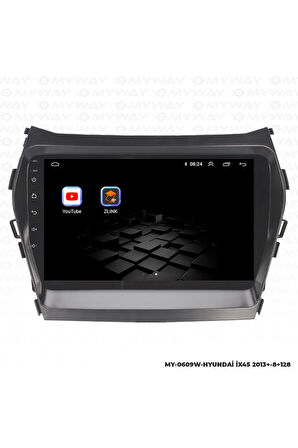 HYUNDAİ İX45 Uyumlu ANDROİD 12 MULTİMEDYA CARPLAY 4GB RAM+64GB HDD NAVİGASYON EKRAN
