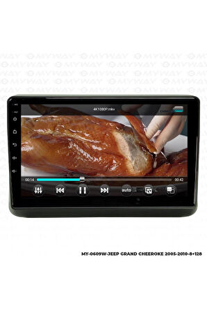 JEEP GRAND CHEROKEE ANDROİD 12 MULTİMEDYA CARPLAY 4GB RAM+64GB HDD 2005-2010 NAVİGASYON EKRAN