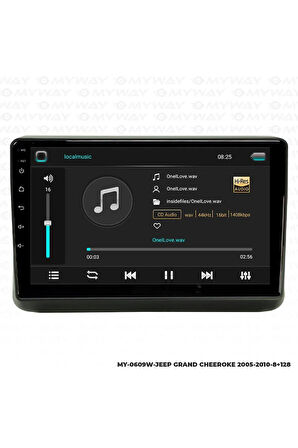 JEEP GRAND CHEROKEE ANDROİD 12 MULTİMEDYA CARPLAY 4GB RAM+64GB HDD 2005-2010 NAVİGASYON EKRAN