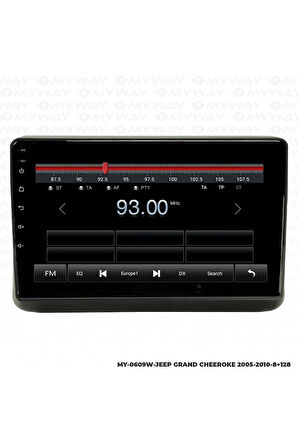 JEEP GRAND CHEROKEE ANDROİD 12 MULTİMEDYA CARPLAY 4GB RAM+64GB HDD 2005-2010 NAVİGASYON EKRAN