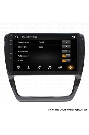 VOLKSWAGEN JETTA ANDROİD 12 MULTİMEDYA CARPLAY 4GB RAM+64GB HDD NAVİGASYON EKRAN