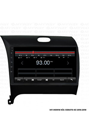 KİA K3 ANDROİD 12 MULTİMEDYA CARPLAY 4GB RAM+64GB HDD NAVİGASYON EKRAN