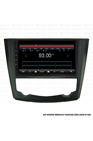 RENAULT KADJAR ANDROİD 12 MULTİMEDYA CARPLAY 4GB RAM+64GB HDD NAVİGASYON EKRAN