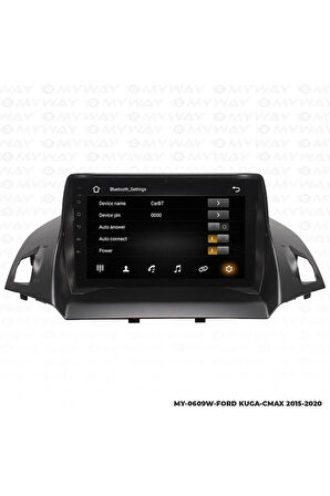 FORD KUGA ANDROİD 12 MULTİMEDYA CARPLAY 4GB RAM+64GB HDD NAVİGASYON EKRAN