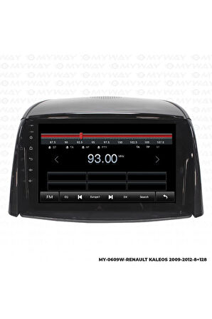 RENAULT KALEOS ANDROİD 12 MULTİMEDYA CARPLAY 4GB RAM+64GB HDD NAVİGASYON EKRAN