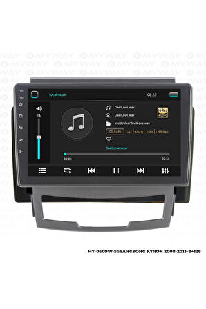 SSANYONG KYRON ANDROİD 12 MULTİMEDYA CARPLAY 4GB RAM+64GB HDD 2008-2013 NAVİGASYON EKRAN