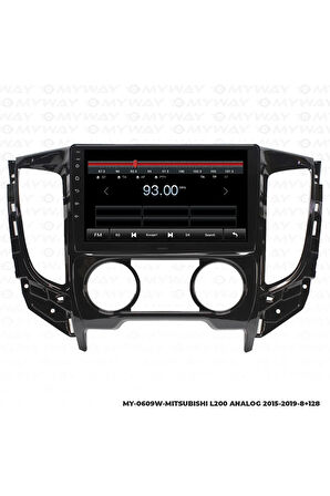 MİTSUBİSHİ L200 ANDROİD 12 MULTİMEDYA CARPLAY 4GB RAM+64GB HDD ANALOG NAVİGASYON EKRAN