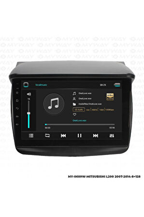 mitsubishi l200 uyumlu android 12 multimedya carplay 4gb ram+64gb hdd 2007-2014 navigasyon ekran