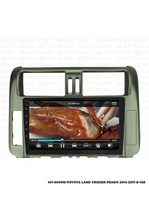 TOYOTA LAND CRUİSER PRADO ANDROİD 12 MULTİMEDYA CARPLAY 4GB RAM+64GB HDD 2014-2017 NAVİGASYON EKRAN