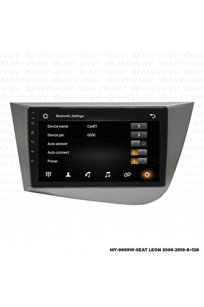 SEAT LEON ANDROİD 12 MULTİMEDYA CARPLAY 4GB RAM+64GB HDD 2006-2010 NAVİGASYON EKRAN