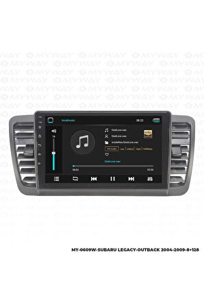 SUBARU LEGACY ANDROİD 12 MULTİMEDYA CARPLAY 4GB RAM+64GB HDD 2004-2009 NAVİGASYON EKRAN