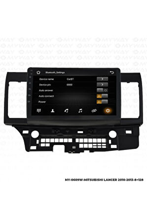 MİTSUBİSHİ LANCER ANDROİD 12 Uyumlu  MULTİMEDYA CARPLAY 4GB RAM+64GB HDD NAVİGASYON EKRAN