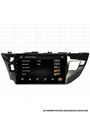 TOYOTA LEVİN ANDROİD 12 MULTİMEDYA CARPLAY 4GB RAM+64GB HDD NAVİGASYON EKRAN