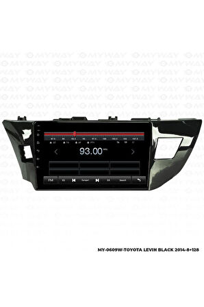 TOYOTA LEVİN ANDROİD 12 MULTİMEDYA CARPLAY 4GB RAM+64GB HDD NAVİGASYON EKRAN