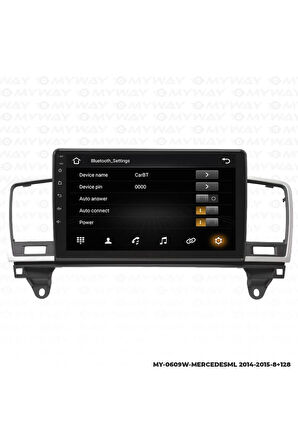 MERCEDES ML ANDROİD 12 MULTİMEDYA CARPLAY 4GB RAM+64GB HDD 2014-2015 NAVİGASYON EKRAN