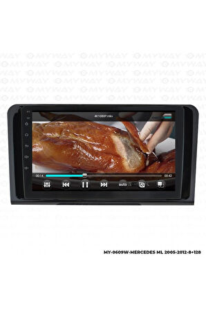 MERCEDES ML ANDROİD 12 MULTİMEDYA CARPLAY 4GB RAM+64GB HDD NAVİGASYON EKRAN