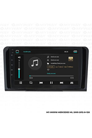 MERCEDES ML ANDROİD 12 MULTİMEDYA CARPLAY 4GB RAM+64GB HDD NAVİGASYON EKRAN