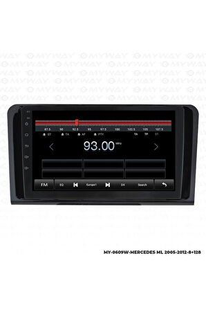 MERCEDES ML ANDROİD 12 MULTİMEDYA CARPLAY 4GB RAM+64GB HDD NAVİGASYON EKRAN