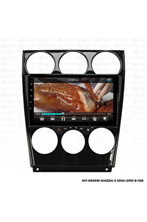 MAZDA 6 ANDROİD 12 MULTİMEDYA CARPLAY 4GB RAM+64GB HDD 2004-2015 NAVİGASYON EKRAN