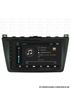 MAZDA 6 ANDROİD 12 MULTİMEDYA CARPLAY 4GB RAM+64GB HDD 2008-2009 NAVİGASYON EKRAN