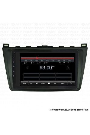 MAZDA 6 ANDROİD 12 MULTİMEDYA CARPLAY 4GB RAM+64GB HDD 2008-2009 NAVİGASYON EKRAN