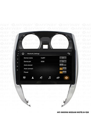 NİSSAN NOTE ANDROİD 12 MULTİMEDYA CARPLAY 4GB RAM+64GB HDD NAVİGASYON EKRAN