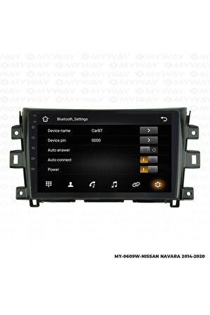 NİSSAN NAVARA ANDROİD 12 MULTİMEDYA CARPLAY 4GB RAM+64GB HDD 2014-2020 NAVİGASYON EKRAN