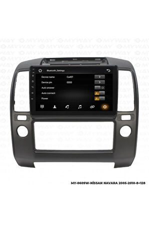 NİSSAN NAVARA ANDROİD 12 MULTİMEDYA CARPLAY 4GB RAM+64GB HDD 2005-2010 NAVİGASYON EKRAN