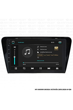 SKODA OCTAVİA ANDROİD 12 MULTİMEDYA CARPLAY 4GB RAM+64GB HDD 2015-2020 NAVİGASYON EKRAN