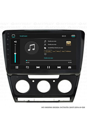 SKODA OCTAVİA ANDROİD 12 MULTİMEDYA CARPLAY 4GB RAM+64GB HDD 2007-2014 NAVİGASYON EKRAN