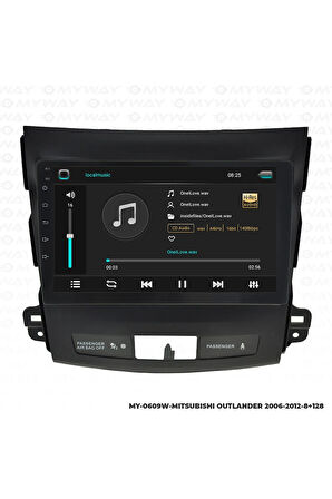MİTSUBİSHİ OUTLANDER ANDROİD Uyumlu12 MULTİMEDYA CARPLAY 4GB RAM+64GB HDD 2006-2012 NAVİGASYON EKRAN