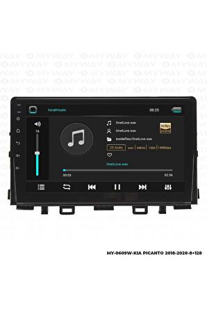 KİA PİCANTO ANDROİD 12 MULTİMEDYA CARPLAY 4GB RAM+64GB HDD 2018-2020 NAVİGASYON EKRAN