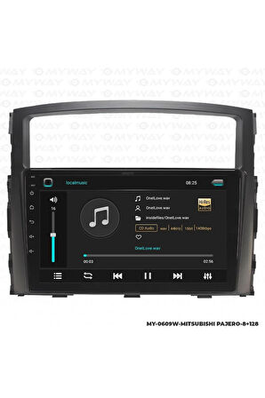 MİTSUBİSHİ PAJERO ANDROİD 12 MULTİMEDYA CARPLAY 4GB RAM+64GB HDD NAVİGASYON EKRAN