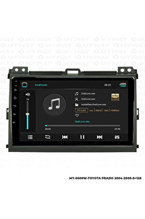 TOYOTA PRADO ANDROİD 12 MULTİMEDYA CARPLAY 4GB RAM+64GB HDD 2004-2008 NAVİGASYON EKRAN