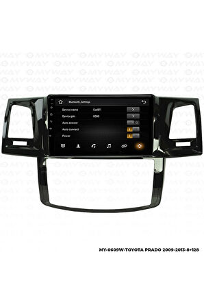 Toyota Prado Android Carplay Multimedya Navigasyon Ekran Teyp 4gb+64gb