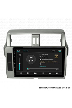 TOYOTA PRADO ANDROİD 12 MULTİMEDYA CARPLAY 4GB RAM+64GB HDD 2014 NAVİGASYON EKRAN