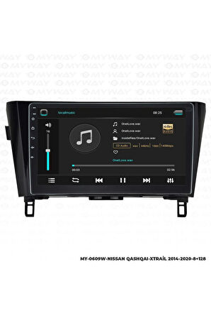 NİSSAN QASHQAİ ANDROİD 12 MULTİMEDYA CARPLAY 4GB RAM+64GB HDD 2014-2020 NAVİGASYON EKRAN