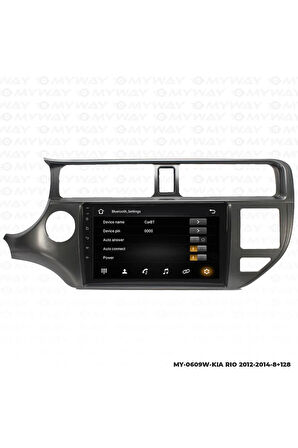 KİA RİO ANDROİD 12 MULTİMEDYA CARPLAY 4GB RAM+64GB HDD 2012-2014 NAVİGASYON EKRAN