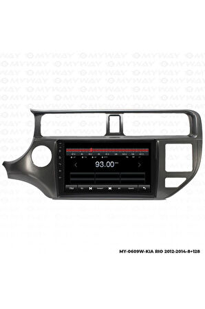 KİA RİO ANDROİD 12 MULTİMEDYA CARPLAY 4GB RAM+64GB HDD 2012-2014 NAVİGASYON EKRAN