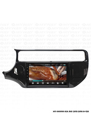 KİA RİO ANDROİD 12 MULTİMEDYA CARPLAY 4GB RAM+64GB HDD 2015-2016 NAVİGASYON EKRAN
