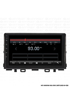 KİA RİO ANDROİD 12 MULTİMEDYA CARPLAY 4GB RAM+64GB HDD 2017-2021 NAVİGASYON EKRAN