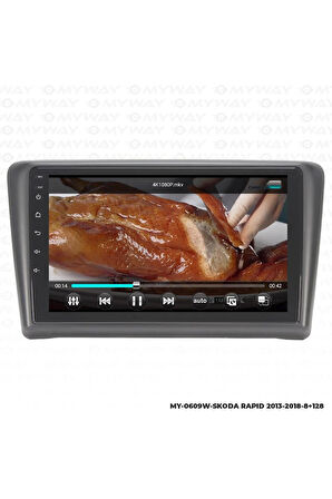 SKODA RAPİD ANDROİD 12 MULTİMEDYA CARPLAY 4GB RAM+64GB HDD NAVİGASYON EKRAN