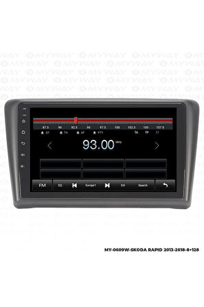 SKODA RAPİD ANDROİD 12 MULTİMEDYA CARPLAY 4GB RAM+64GB HDD NAVİGASYON EKRAN