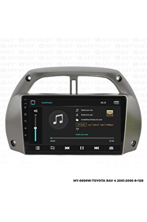 TOYOTA RAV 4 ANDROİD 12 MULTİMEDYA CARPLAY 4GB RAM+64GB HDD 2001-2005 NAVİGASYON EKRAN