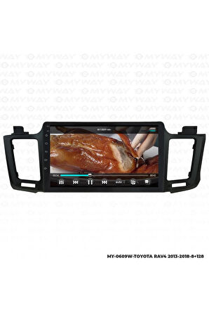 TOYOTA RAV4 ANDROİD 12 MULTİMEDYA CARPLAY 4GB RAM+64GB HDD 2013-2018 NAVİGASYON EKRAN