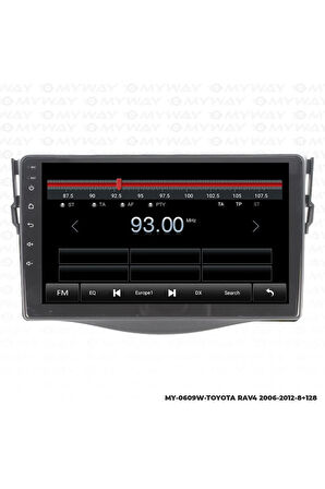 TOYOTA RAV4 ANDROİD 12 MULTİMEDYA CARPLAY 4GB RAM+64GB HDD 2006-2012 NAVİGASYON EKRAN